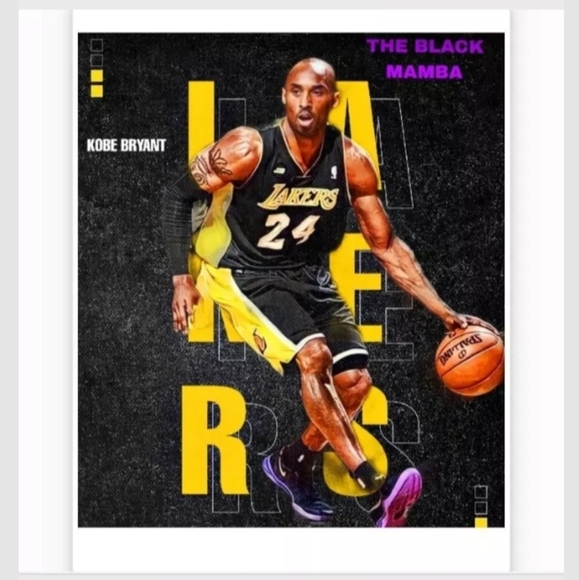 MICHAEL JORDAN & KOBE BRYANT 16 POSTER ULTRA GLOSSY REPRINT 8.5x11 BUNDLE SET!🤩 - Picture 14 of 16